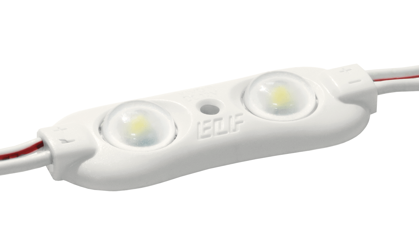 Модуль светодиодный ELF VIVO II, 2SMD диода 2835, с линзой, 160гр.,12В ...