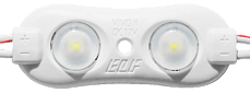 Модуль светодиодный ELF VIVO II, 2SMD диода 5050, с линзой, 160гр.,12В, IP 65, красный