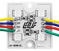 Модуль светодиодный ELF 4SMD диода 5050, 12В, RGB, тип В, корпус glue