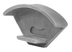 Заглушка торцевая для профиля ELF-ПУ1616, универсальная