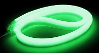 NeonLine ELF, боковой изгиб, 12В, IP68, 11мм, 5м, зеленый