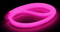 NeonLine ELF, боковой изгиб, 12В, IP68, 11мм, 5м, розовый