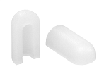 Торцевая заглушка для NeonLine ELF PVC интерьерный, 8мм, боковой изгиб, белый (комплект 10 шт)