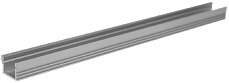 Профиль алюминиевый накладной ELF для LED, 2000х12х16мм