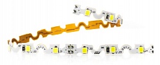 Лента светодиодная ZigZag ELF 480SMD диодов (2835), 12В, 5м, желтый